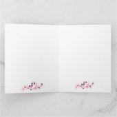 Floral Cherry Blossoms Happy Mother's Day Kaart (Binnen)