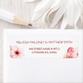 Floral Cherry Blossoms Pink White |  Wedding Etiket (Insitu)