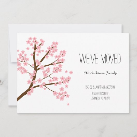 Floral Cherry Blossoms Sakura Tree We hebben verpl Kaart (Voorkant)