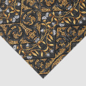 Floral Chevron Paisley Filigree ZigZag Flowers Tissuepapier (Detail)