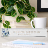 Floral Chic Classical Gepersonaliseerde Gepersonal Naambordje