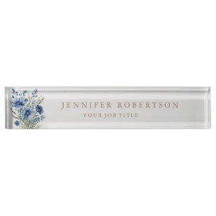 Floral Chic Classical Gepersonaliseerde Gepersonal Naambordje