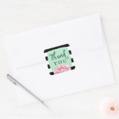 Floral Chic Dank u Stickers / Mint (Envelop)