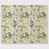  Floral Chic Gift Wrap Cadeaupapier (Vlak)