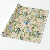  Floral Chic Gift Wrap Cadeaupapier (Uitgerold)