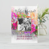 Floral Chic is net getrouwd met koninklijke recept Kaart (Staand voorkant)