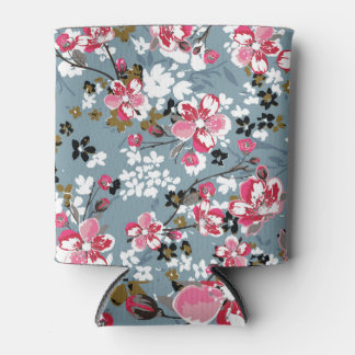 Floral Chic: kleine bloesem achtergronden Blikjeskoeler