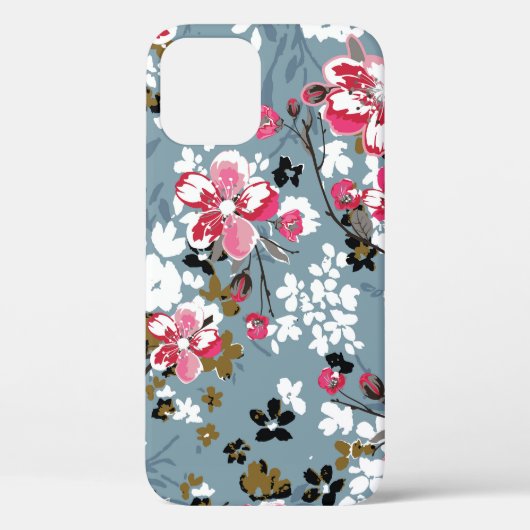 Floral Chic: kleine bloesem achtergronden Case-Mate iPhone Case (Achterkant)