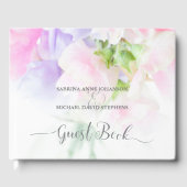 FLORAL CHIC WEDDING SWEET PEAS GASTENBOEK (Voorkant)
