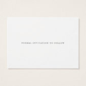 FLORAL CHIC WEDDING SWEET PEAS VISITEKAARTJE (Achterkant)