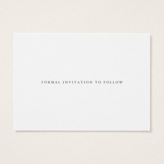 FLORAL CHIC WEDDING SWEET PEAS VISITEKAARTJE (Achterkant)