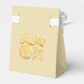 Floral-Chinese goudpapier, 2020 TFB Bedankdoosjes (Achterkant)