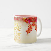 Floral-Chinese goudpapier Mok 2020 2TP (Voorkant rechts)