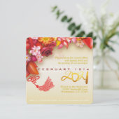 Floral-Chinese goudpapier Ox 2021 PSqInv (Staand voorkant)