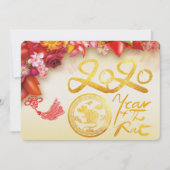 Floral-Chinese goudpapier — Rat. 2020 Partij C (Voorkant)