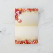 Floral-Chinese goudpapier Rat Jaar SGC Feestdagen Kaart (Binnen)