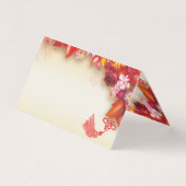 Floral-Chinese goudpapiertijger 2022 FBC Kaart (Achterkant)