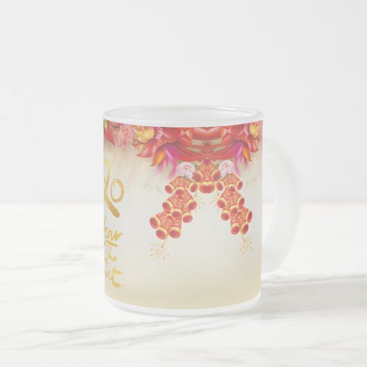 Floral-Chinese Mok van 2020 FG-papier met goudsnit (Voorkant rechts)