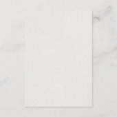 Floral Chinoiserie bruiloft details behuizing Kaar Informatiekaartje (Achterkant)