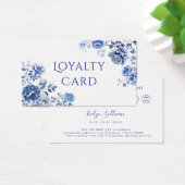 Floral chinoiserie klantenkaart visitekaartje (Bureau)