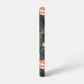 Floral Chinoiserie op Denim Blue Samsung Galaxy Hoesje (Linkerkant)