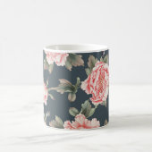 Floral  Chinoiserie Roze - ontvleksel Koffiemok (Center)