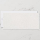 Floral Chinoiserie Trouwhoofd Tafel Teken (Achterkant)