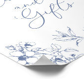 Floral Chinoiserie Vrijgezellenfeest Kaarten en ge Poster (Hoek)