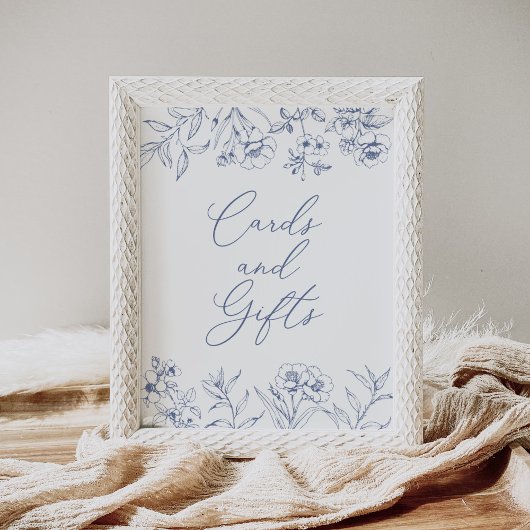 Floral Chinoiserie Vrijgezellenfeest Kaarten en ge Poster