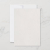 Floral Chinoiserie Wedding RSVP Kaart (Achterkant)