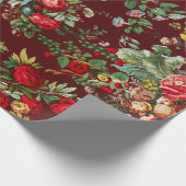 FLORAL  CHINTZ WRAPPINGPAPIER CADEAUPAPIER (Hoek)
