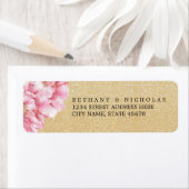 Floral chique retouradres labels / champagne (Insitu)
