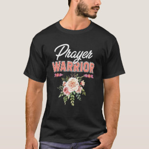 Floral Christelijk Gaansstrijder Bijbelcitaat Chri T-shirt