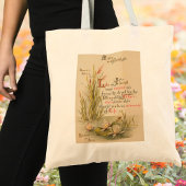 Floral Christelijk Katholiek Bijbelvers Pasen Tote Bag