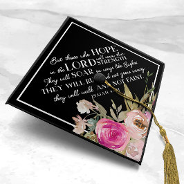 Floral Christelijke Bijbel Verse Isaiah 40