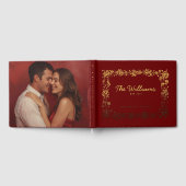 Floral Christmas Folie Gastboek Foto Gastboek Gastenboek (Volledig)