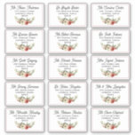 Floral Christmas Kaart Individueel Verzendadres Sticker<br><div class="desc">Haal het gedoe uit het nauwgezet uitschrijven van individuele adressen bij het verzenden van uw kerst- of vakantiepakketten dit jaar met deze eenvoudige,  elegante adresetiketten. Het bloemontwerp is mooi,  feestelijk en gemakkelijk aan te passen. Elke set wordt geleverd met 15 stickers waarop u individuele namen en adressen kunt toevoegen.</div>