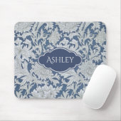 Floral Chrysanthemum Pattern met Monogram Muismat (Met muis)