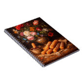 Floral Churros Still Life | Monogram Notitieboek (Rechterzijde)