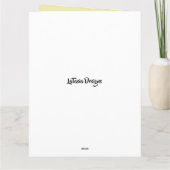 Floral Circle Banner Mother's Day  Kaart (Achterkant)