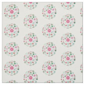 Floral Circle Stof (Swatch)