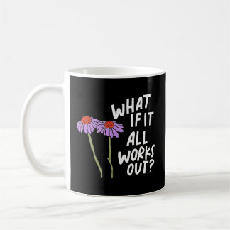Floral citeert wat als het allen uit werkt koffiemok
