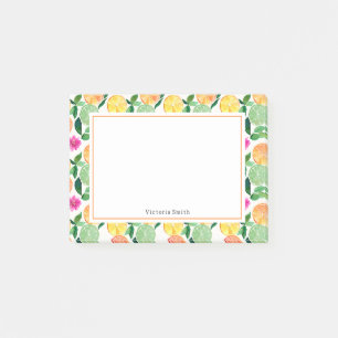 Floral Citrus Sinaasappel Lemon Limoen Grapefruit Post-it® Notes