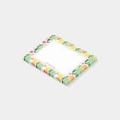 Floral Citrus Sinaasappel Lemon Limoen Grapefruit Post-it® Notes (Schuin)