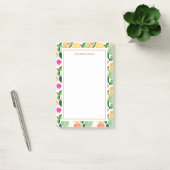 Floral Citrus Sinaasappel Lemon Limoen Grapefruit Post-it® Notes (Kantoor)