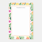 Floral Citrus Sinaasappel Lemon Limoen Grapefruit Post-it® Notes (Voorkant)
