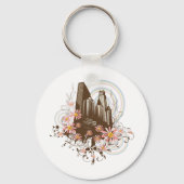 Floral City Sleutelhanger (Achterkant)