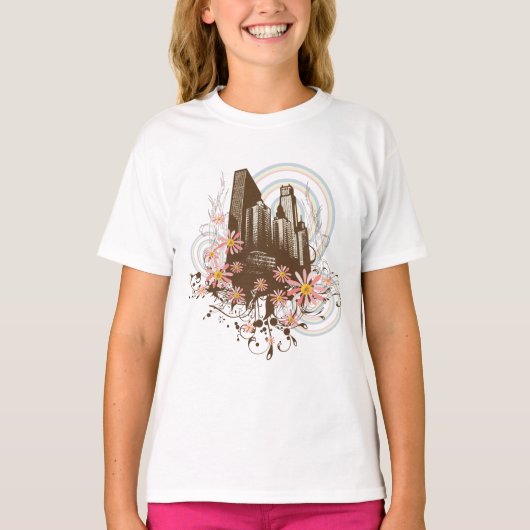 Floral City T-shirt (Voorkant)