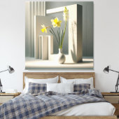 Floral Clarity Canvas Afdruk (Insitu (Slaapkamer))