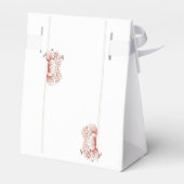  Floral classic bruiloft Bedankdoosjes (Achterkant)